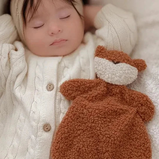 Teddy Fleece Little Fox Comforter