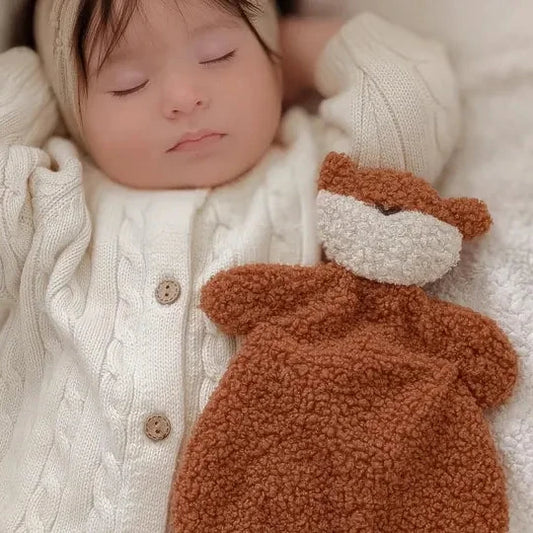 Teddy Fleece Little Fox Comforter