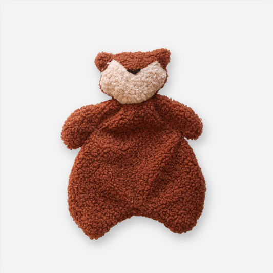Teddy Fleece Little Fox Comforter