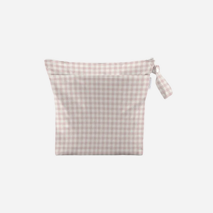 Grab & Go Nappy Wet Bags  With Handle - Rose Gingham