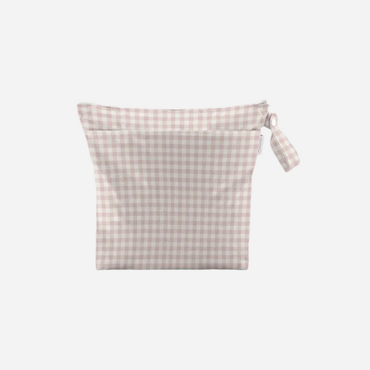 Grab & Go Nappy Wet Bags  With Handle - Rose Gingham