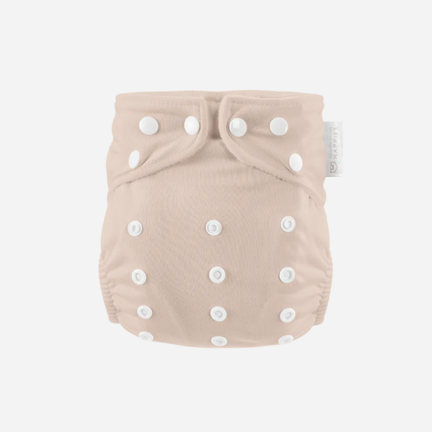 One Size All-In-One Reusable Cloth Nappy - Blush