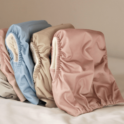 One Size All-In-One Reusable Cloth Nappy - Dusty Rose