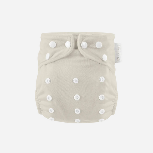 One Size All-In-One Reusable Cloth Nappy - Grey Mist