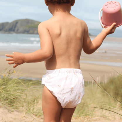 One Size Baby to Toddler Reusable Swim Nappies - Seahorse Snuggles