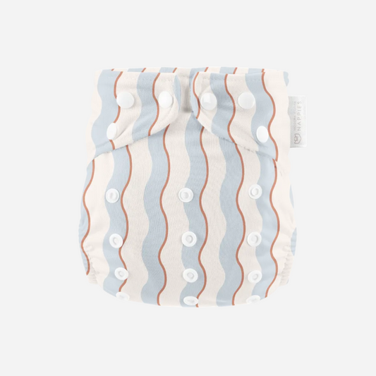 One Size Baby to Toddler Reusable Swim Nappies - Wiggle Waves